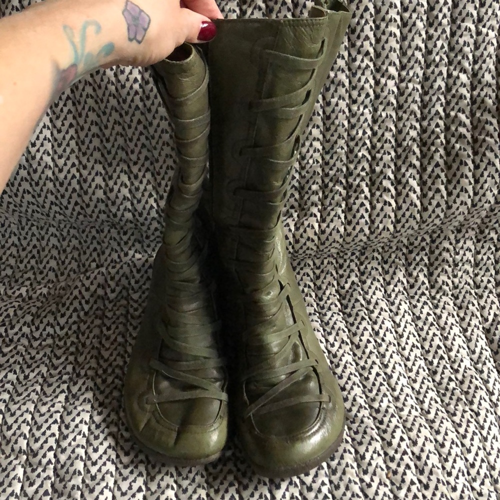 Punk rock boots